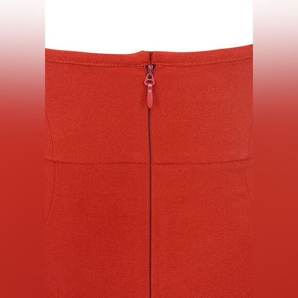 House of CB MARIEFRANCE RUST WIDE LEG CORSET JUMPSUIT - Picture 13 of 17